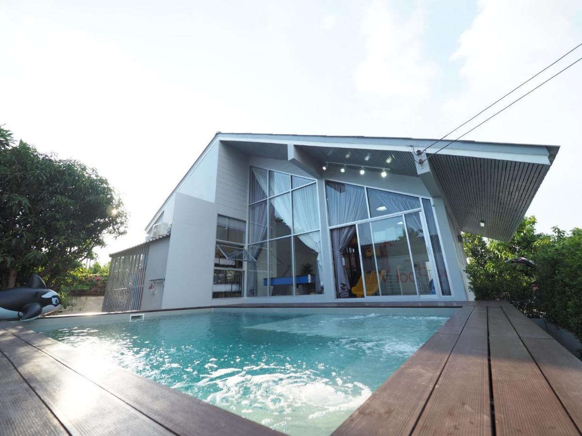 Pool Villa 3 Bedroom 10 Persons 5-Min To Tiger Zoo - Njoy Pool Villa Si Racha Exterior photo