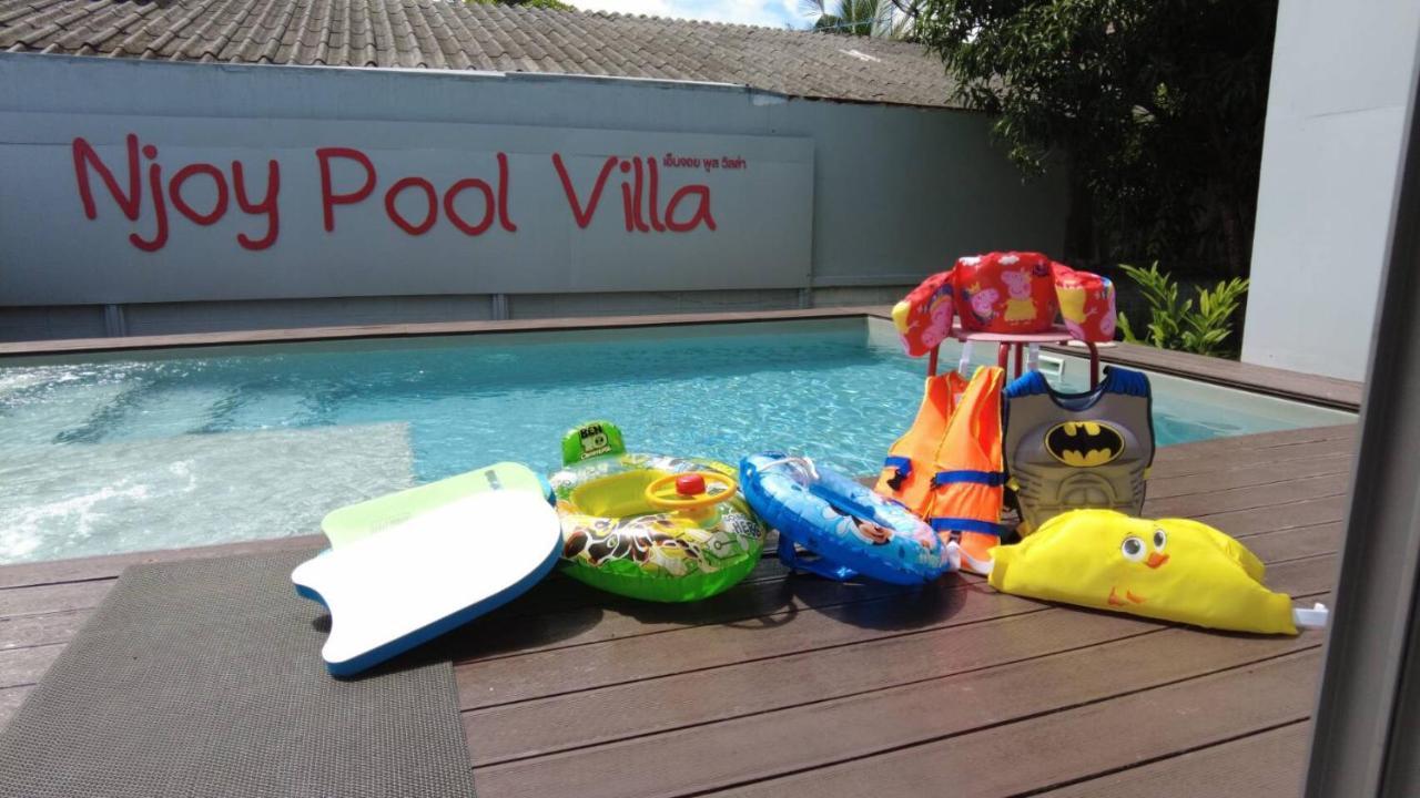 Pool Villa 3 Bedroom 10 Persons 5-Min To Tiger Zoo - Njoy Pool Villa Si Racha Exterior photo